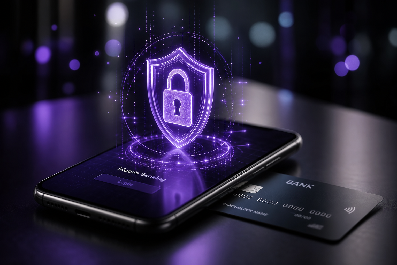 Digital padlock and shield representing a secure Truist.com login